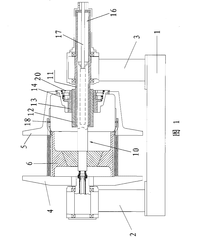 Winding device for rewinding machine