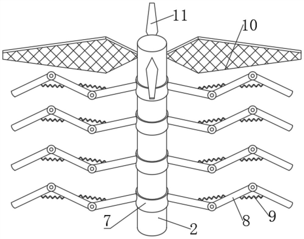 Liquid mixing device for double mixing of chemical production feed liquid