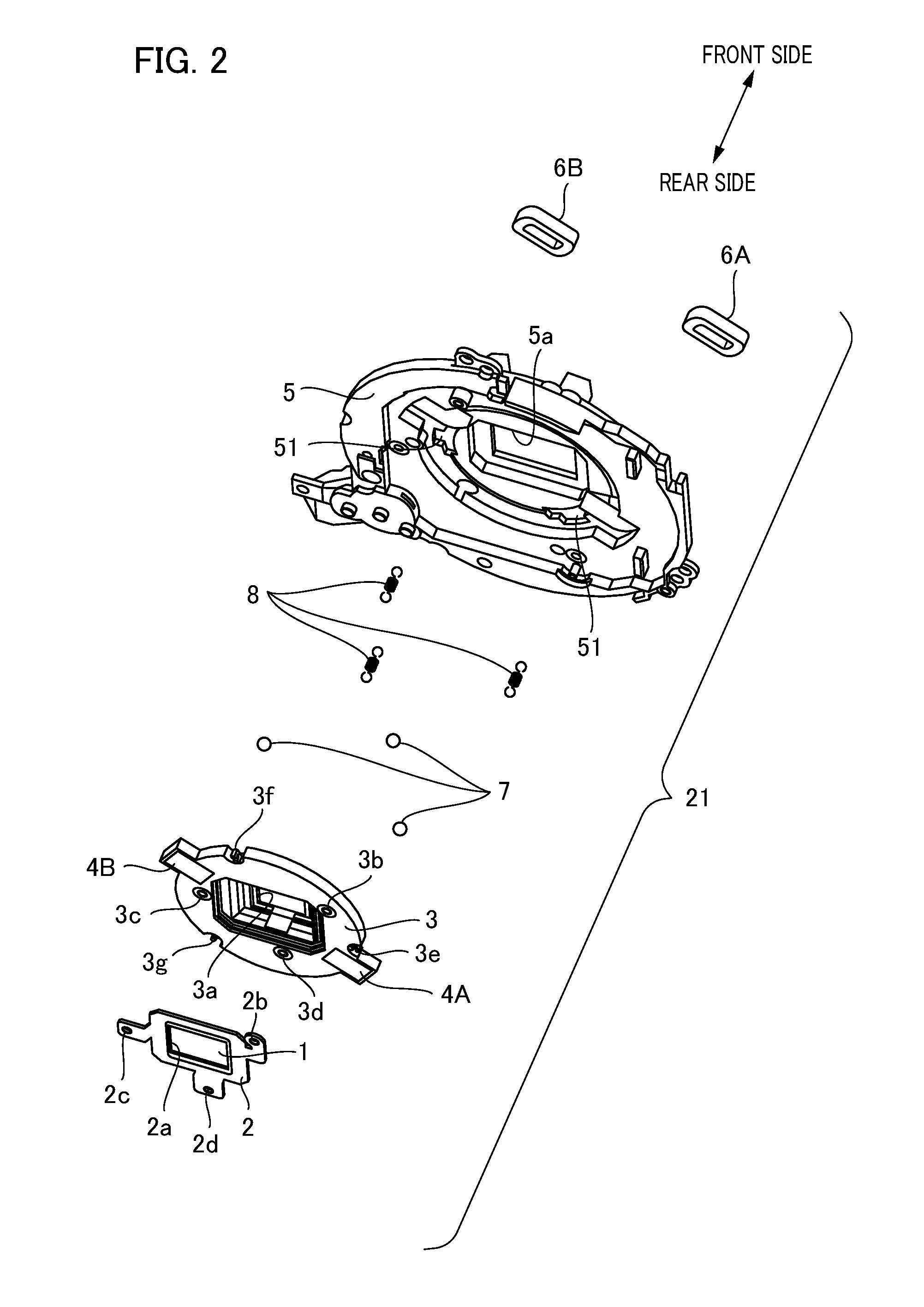 Image blur compensation device and imaging apparatus