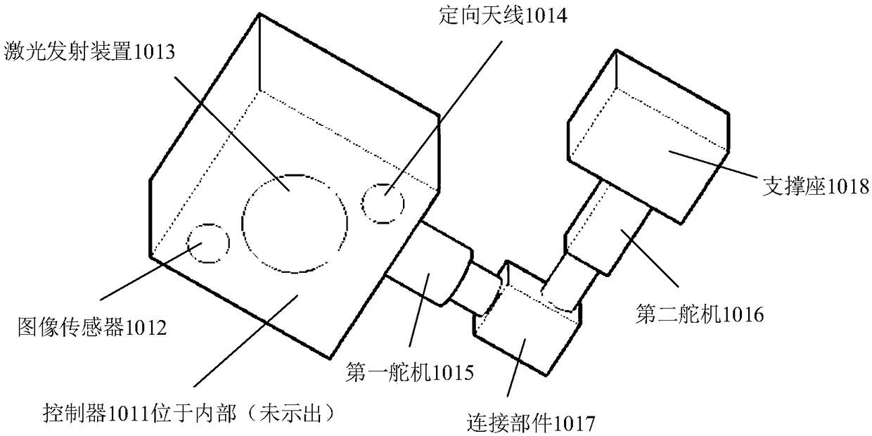 Charging laser emitting device and receiving device as well as laser charging method and system