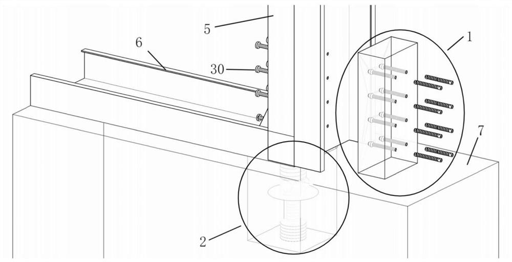 Self-locking bolt assembly for cold-formed thin-walled steel structure anti-pulling piece and installation method of self-locking bolt assembly