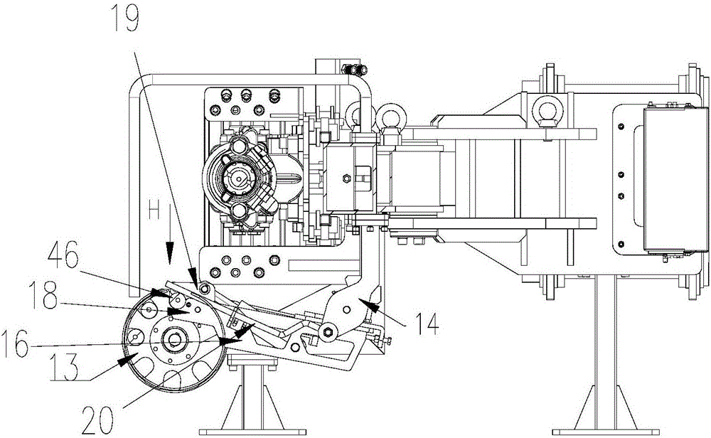 Outer-hanging type automatic rod replacing drilling machine