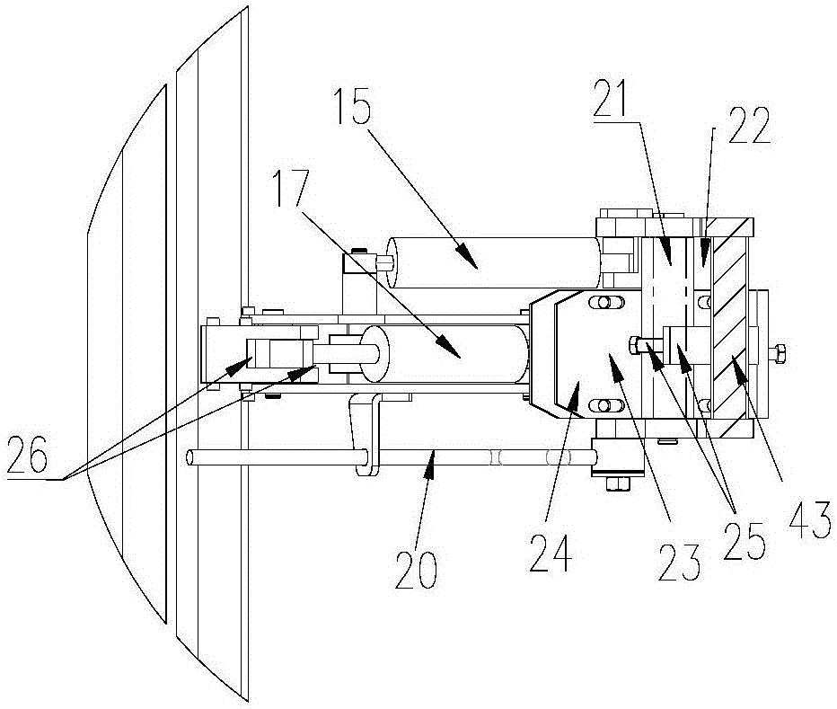 Outer-hanging type automatic rod replacing drilling machine