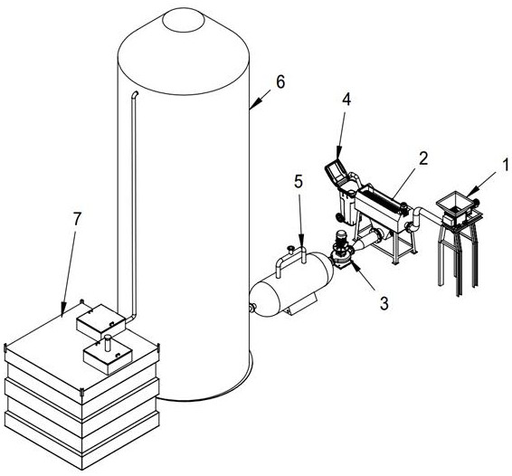 A kind of food waste waste liquid pretreatment device