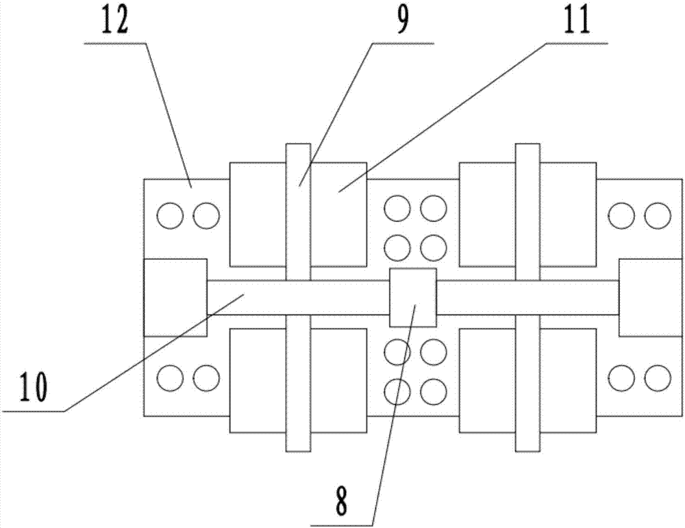 Aeration tank with double aeration structure