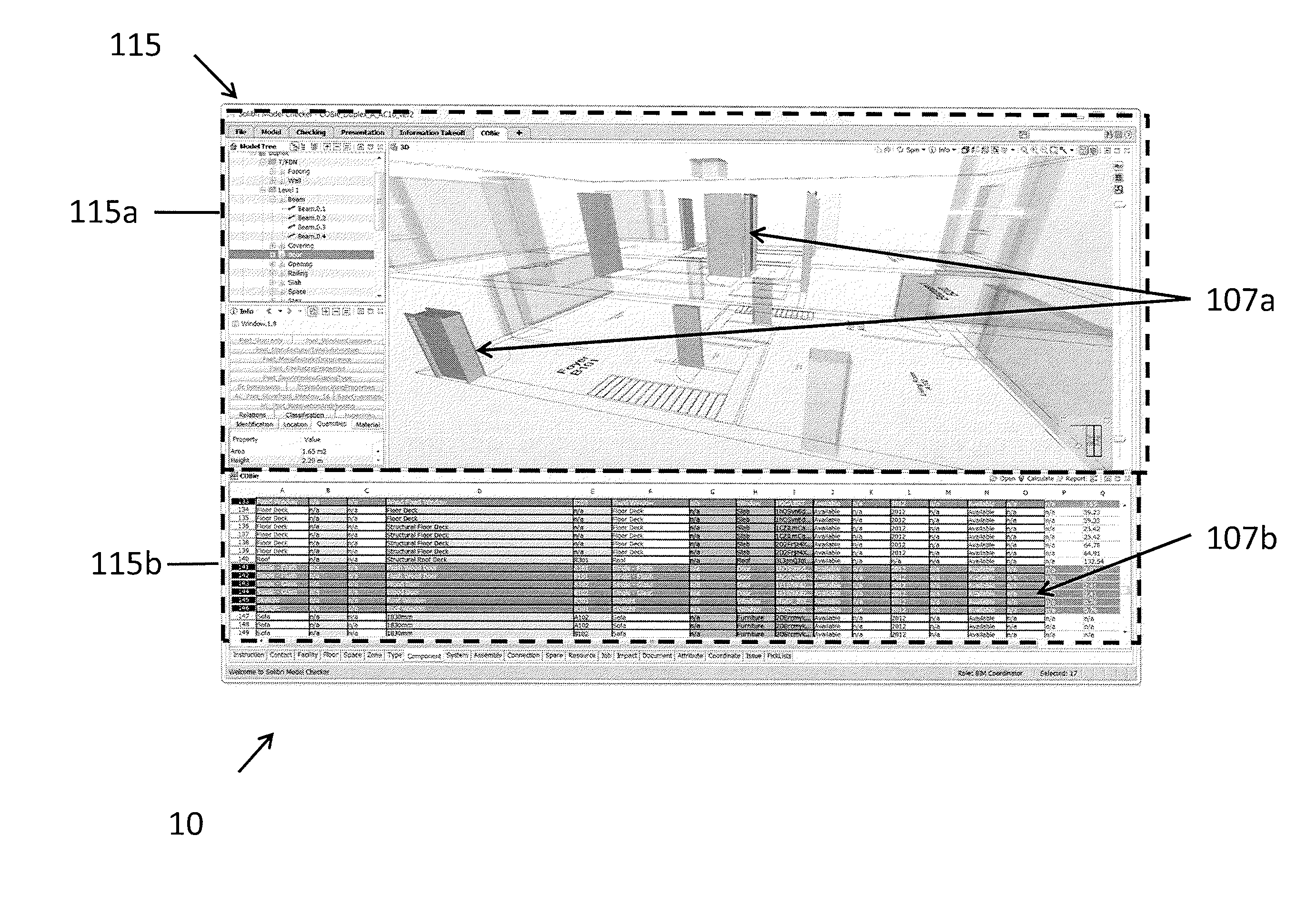 System and Method for Express Spreadsheet Visualization for Building Information Modeling