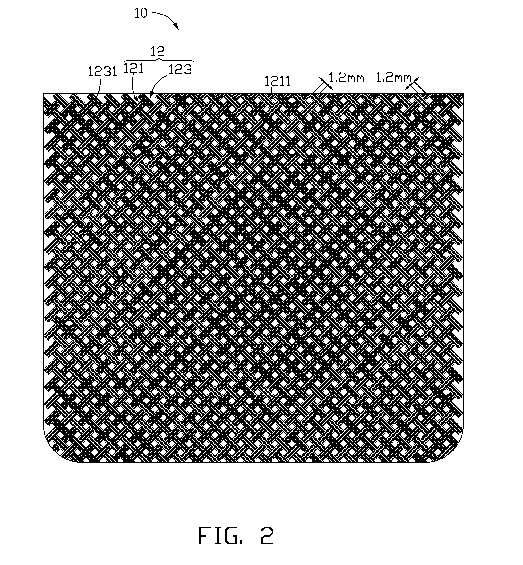 Housing having woven appearance and manufacturing method thereof