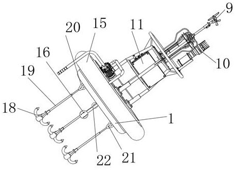 Multifunctional ocean water area environment monitoring device