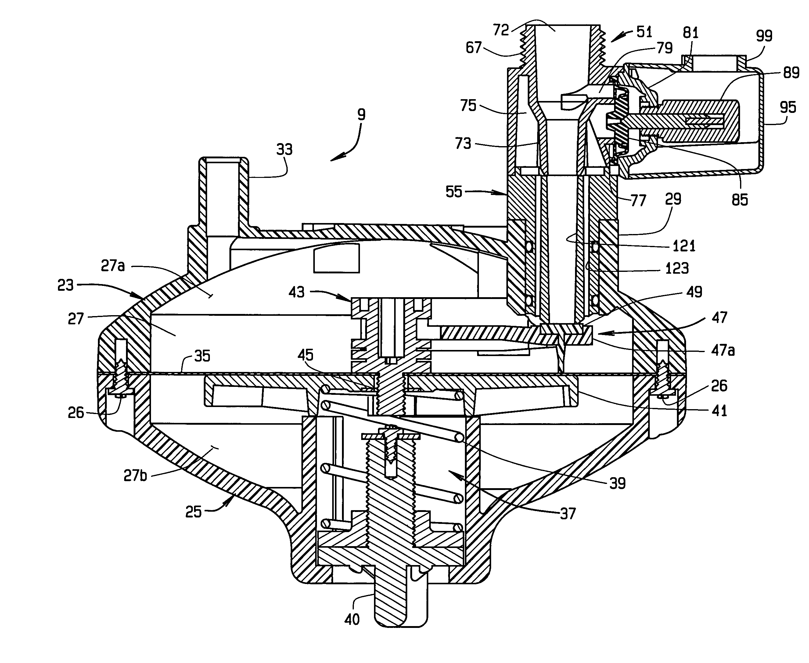 Automatically flushing water regulator for animal watering systems