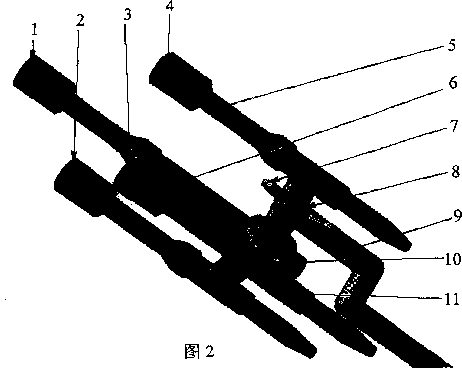 Measuring method and probe for three-dimensional vector sound intensity