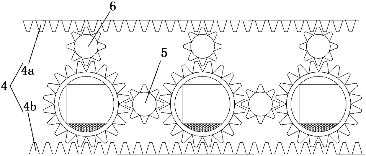 A gear-driven circular elevator