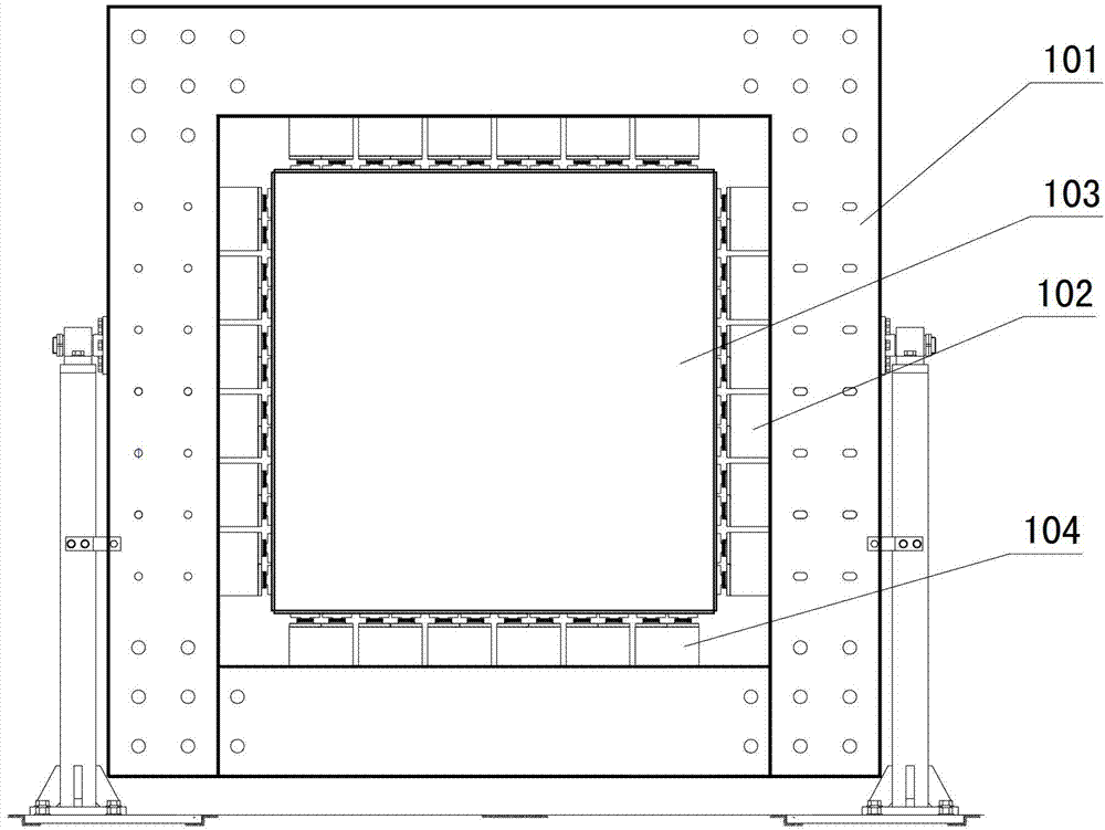 Method for simulating roadway rock burst based on coaction of static load and blast load