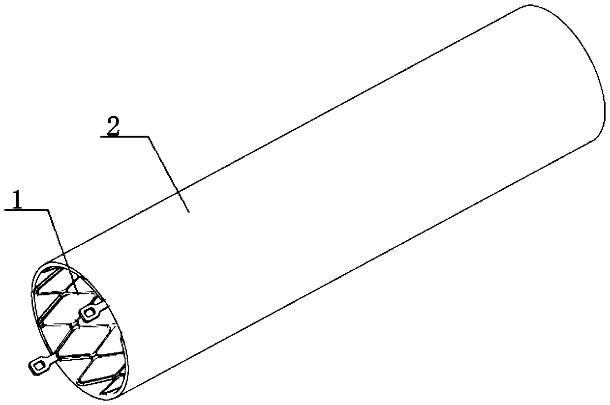 Completely degradable covered stent and covered stent system