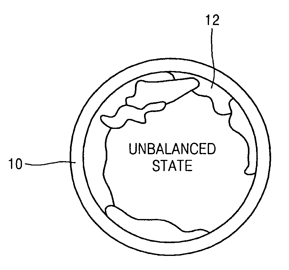 Washing machine and control method of maintaining a balanced state of laundry thereof