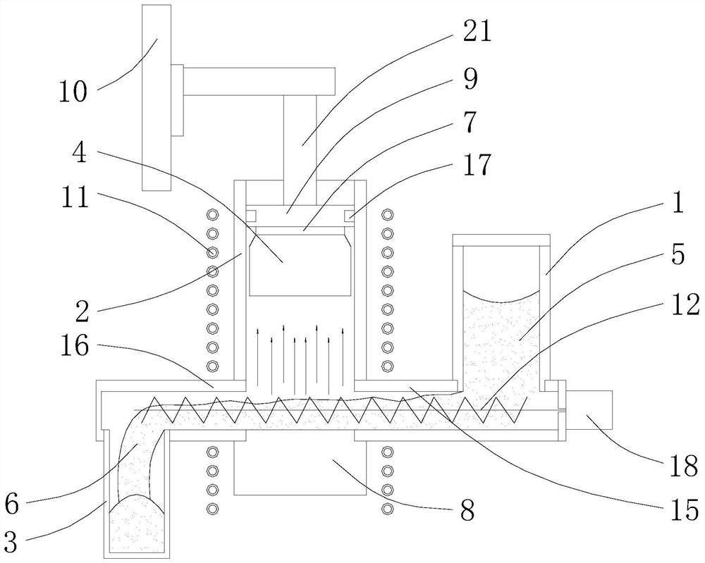 A kind of silicon carbide single crystal continuous growth device and its growth method