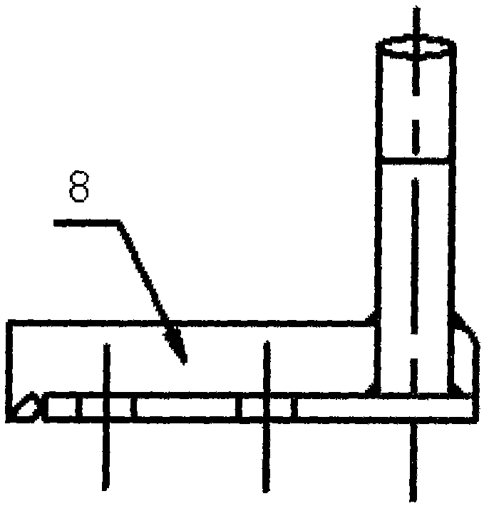 Combing and threshing tooth for miniature semi-feed combine harvester