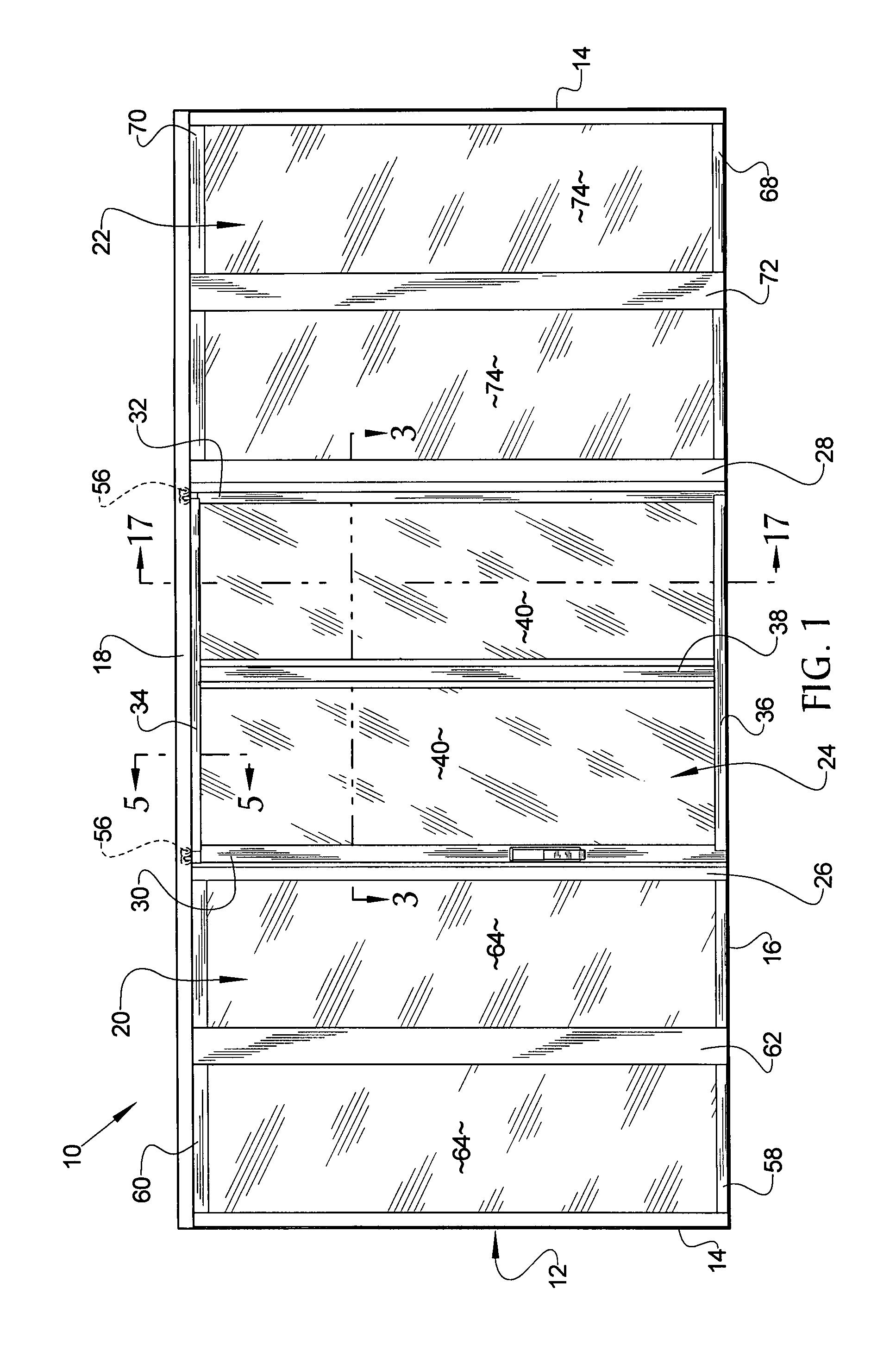 Sliding door assembly