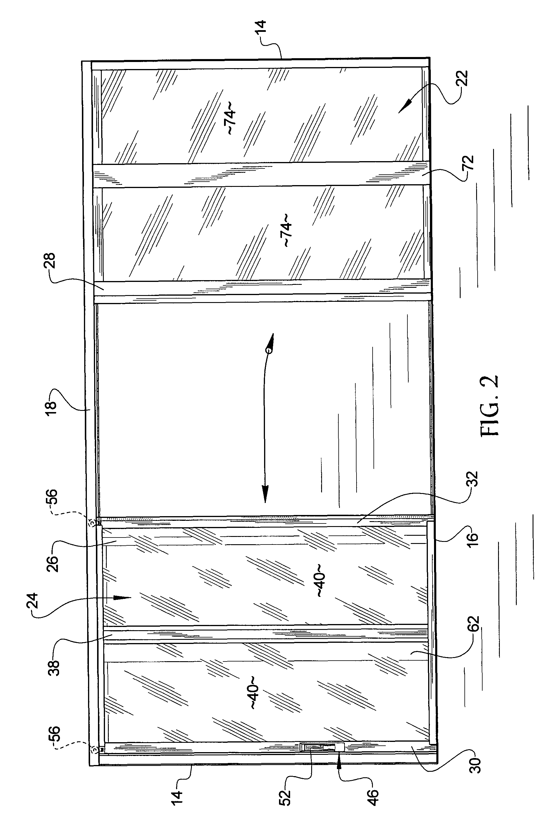 Sliding door assembly