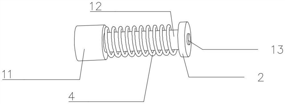 Riveting type active engine hood hinge capable of preventing function failure of locking elastic pin