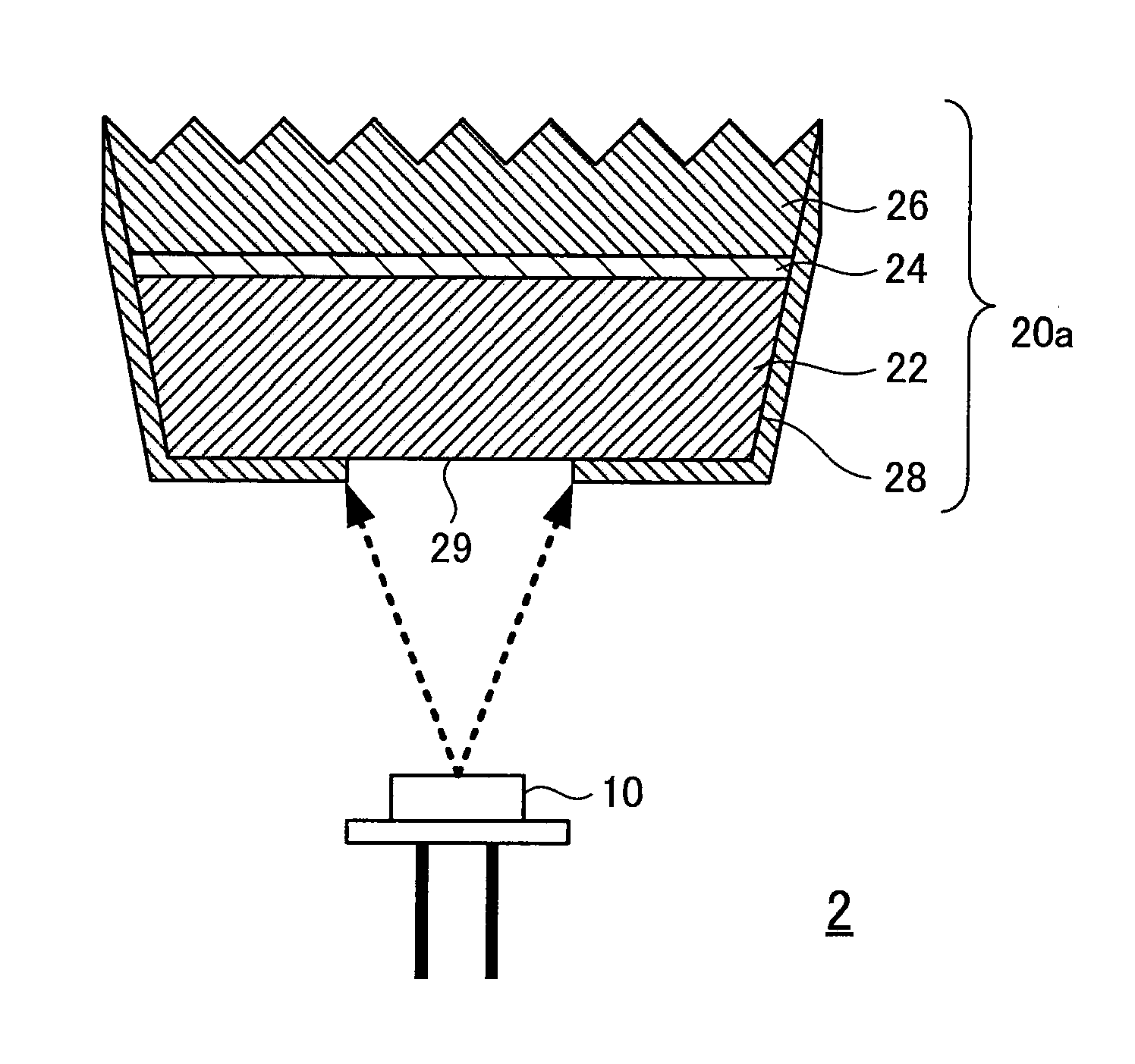 Wavelength converting member and light source device