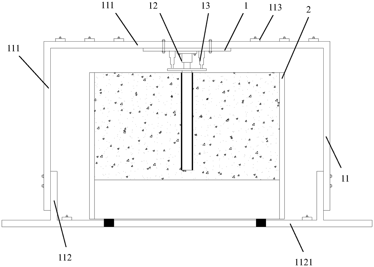 Testing device and testing method for testing failure mechanism of contact surface between testing pile and grouting soil body