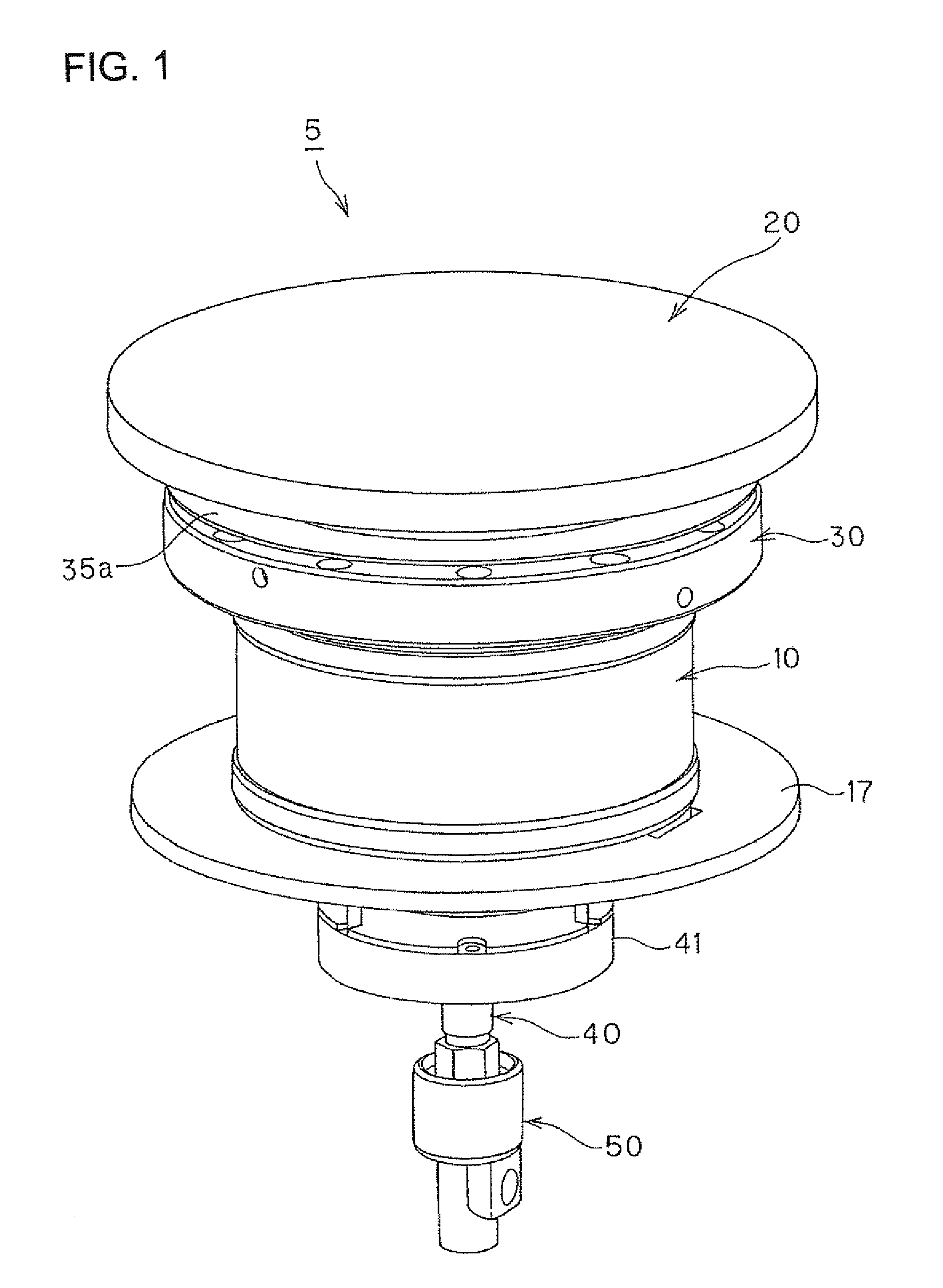 Rotary bearing, rotary table device and table diameter determining method