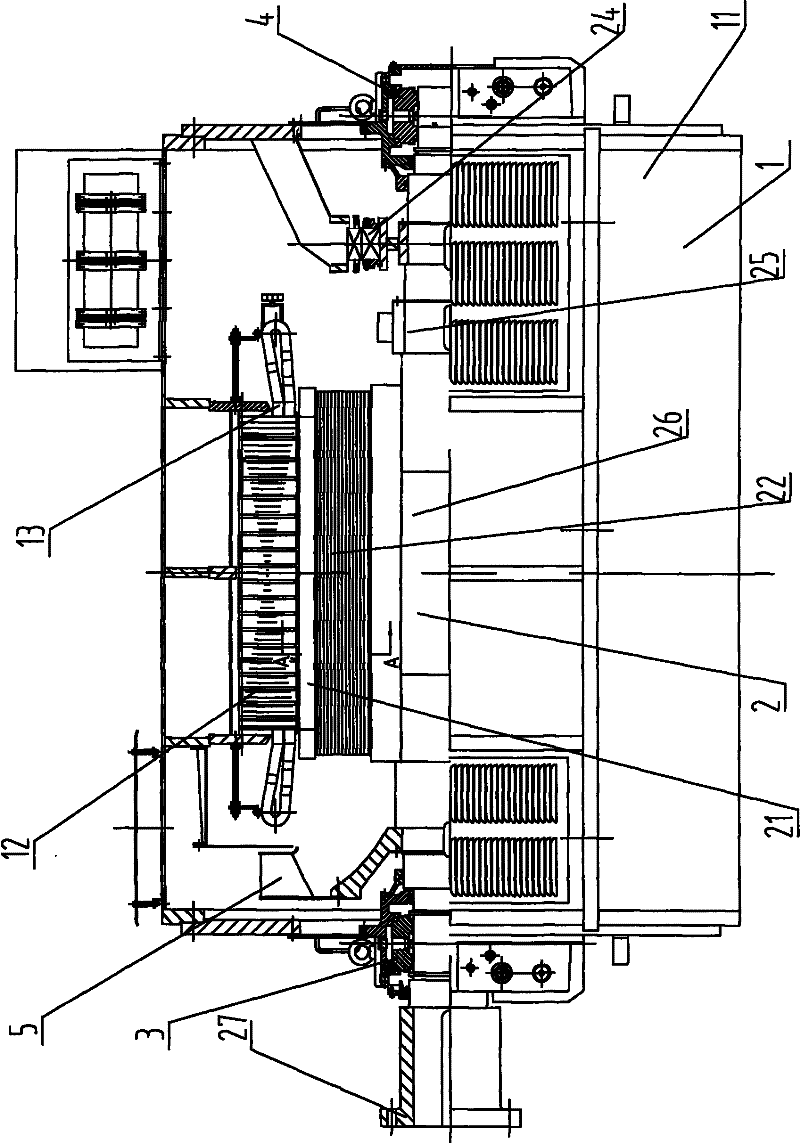 Ultrastrong damping high-voltage synchronous motor