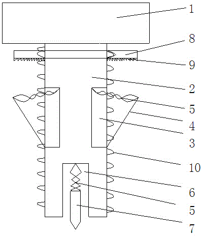 Modified anti-loosening bolt