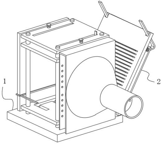 Auxiliary equipment for detecting compactness of transformer iron core