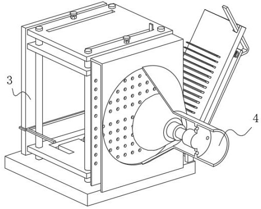 Auxiliary equipment for detecting compactness of transformer iron core