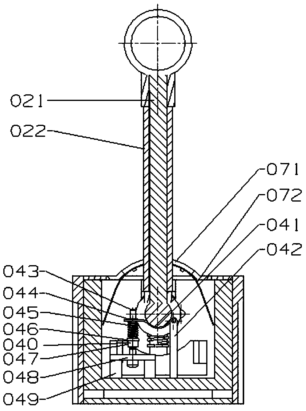 A kind of non-contact digital driver controller