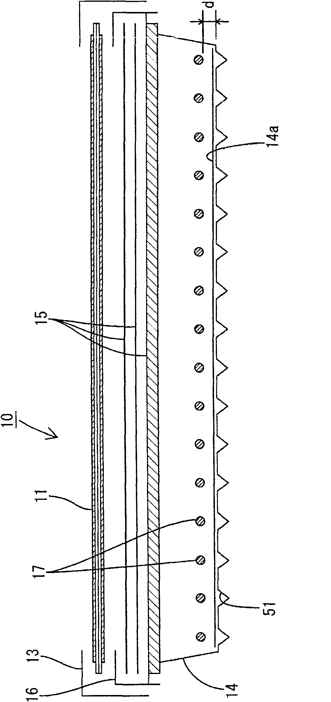 Lighting device for display apparatus and display apparatus