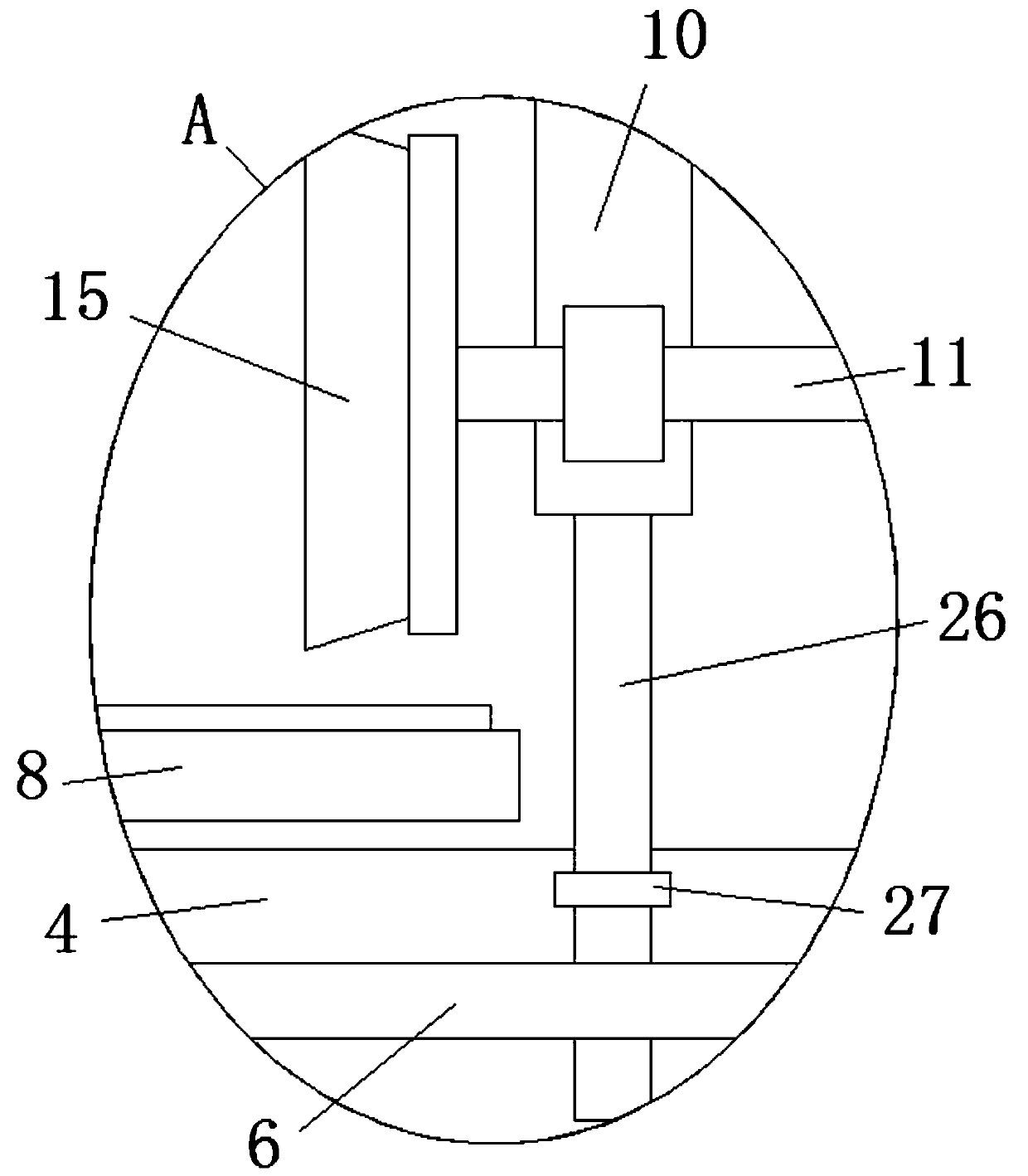 Rust removing device for automobile parts