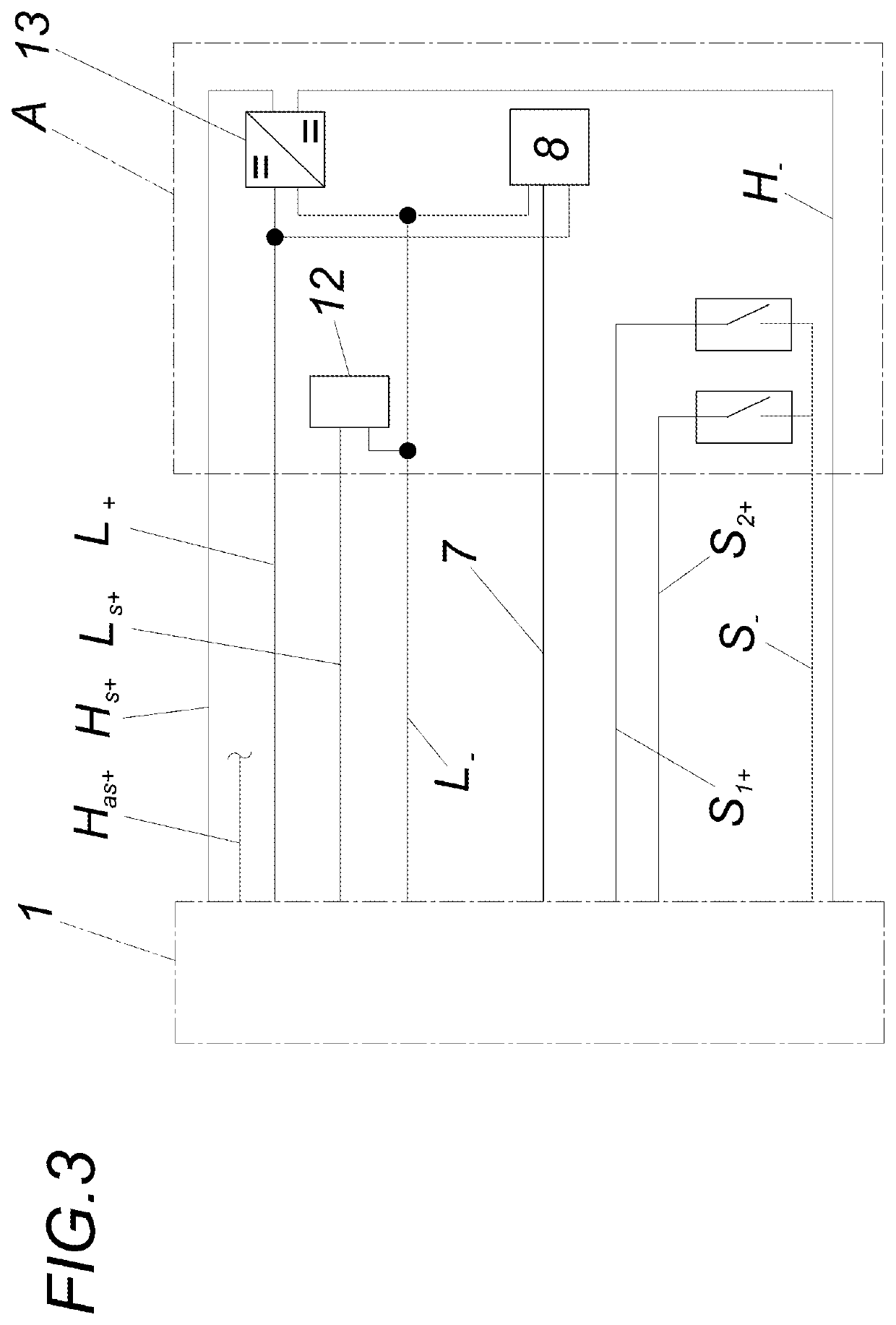 Accumulator System Having a High-Voltage Accumulator for Mobile Work Machines