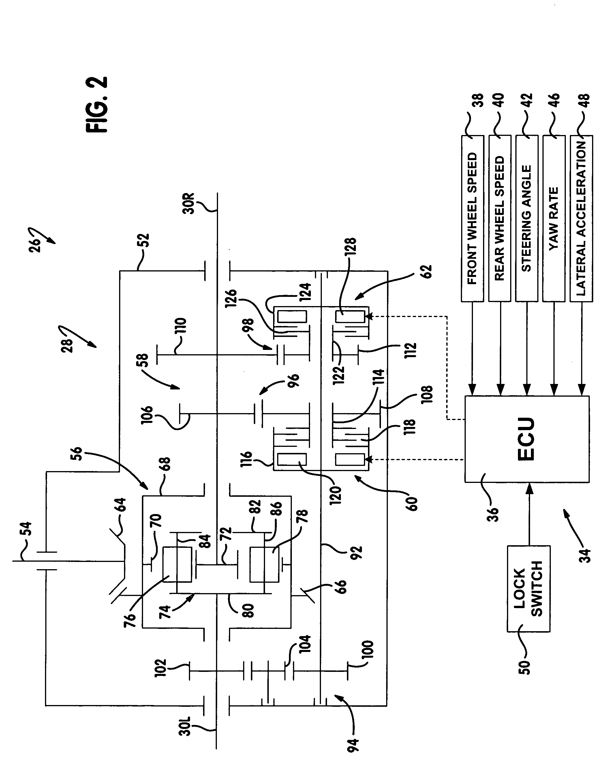 Torque vectoring axle assembly