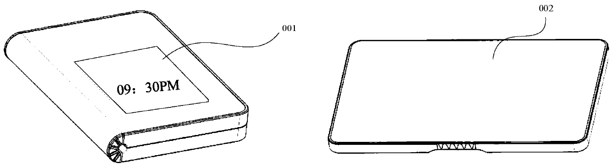 Display method of touch screen and electronic equipment