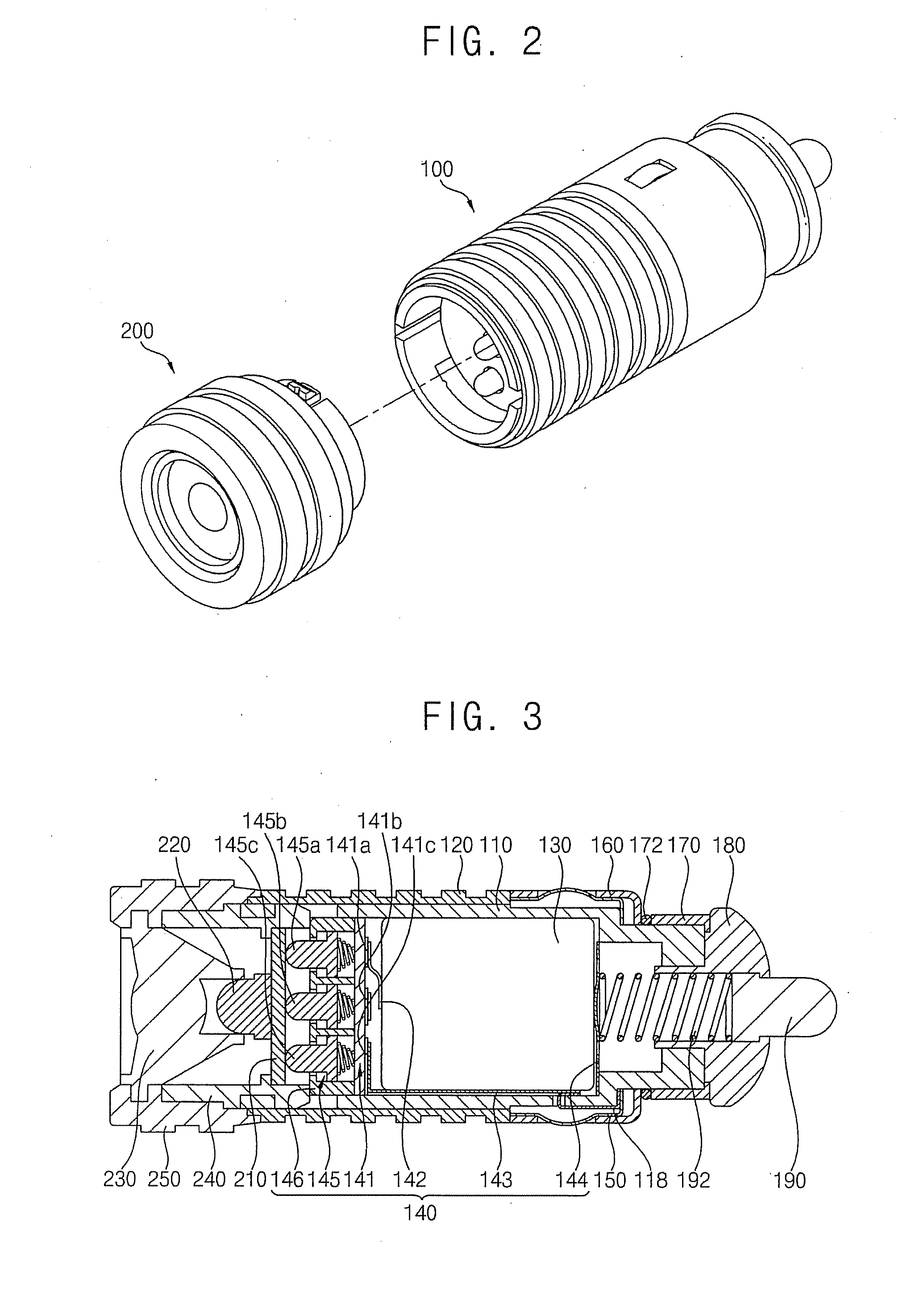 Rechargeable flashlight electrically charged by a cigar jack