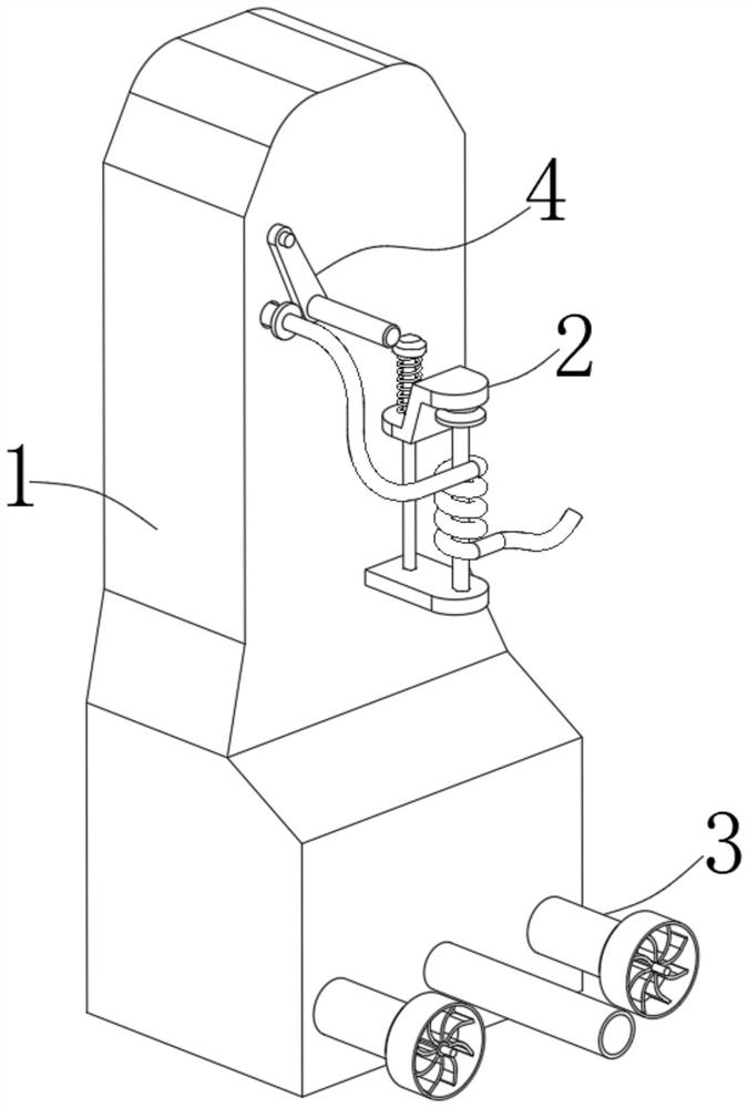 A mooring device for small fishing boats