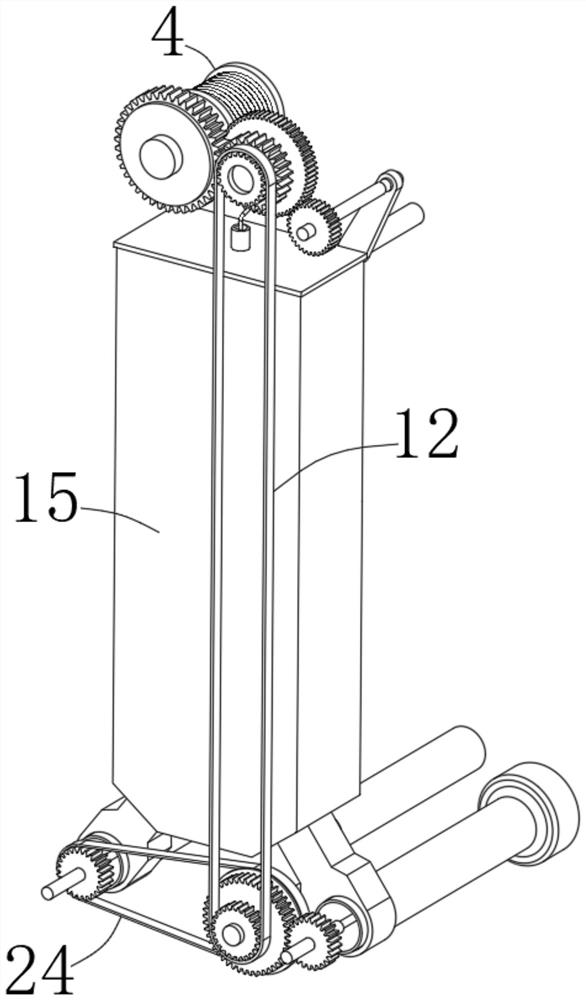 A mooring device for small fishing boats