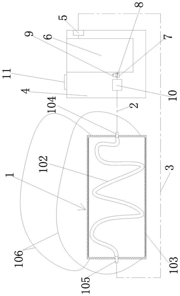 Postoperative physical cooling analgesia system