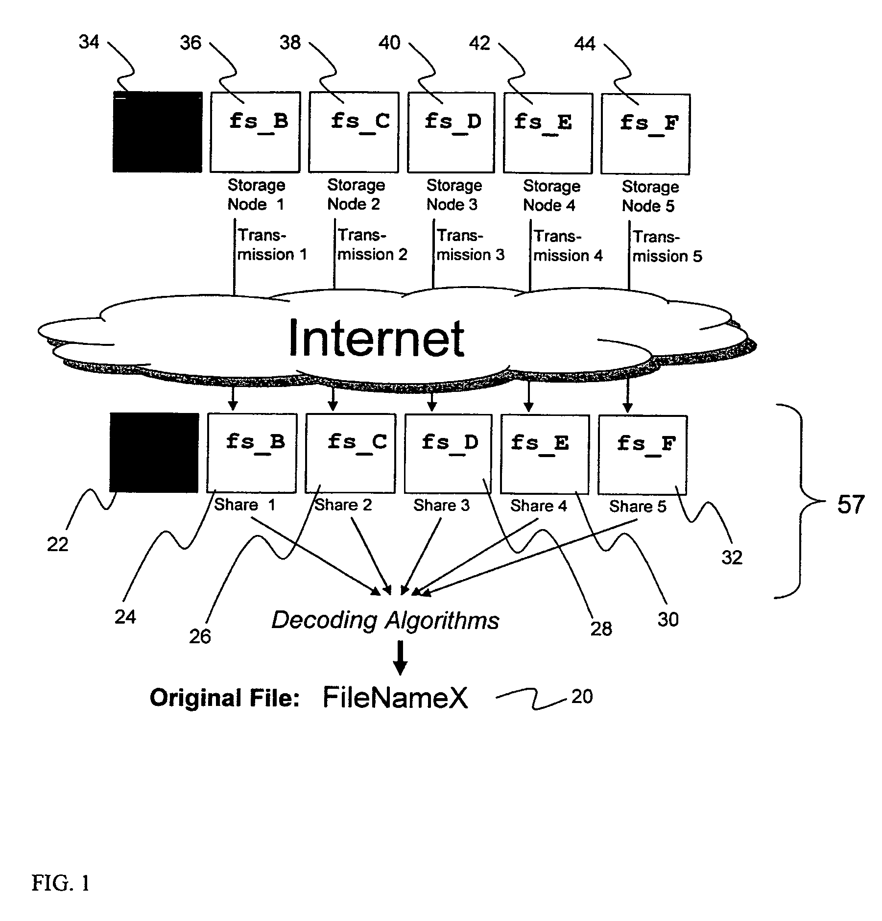 System for rebuilding dispersed data