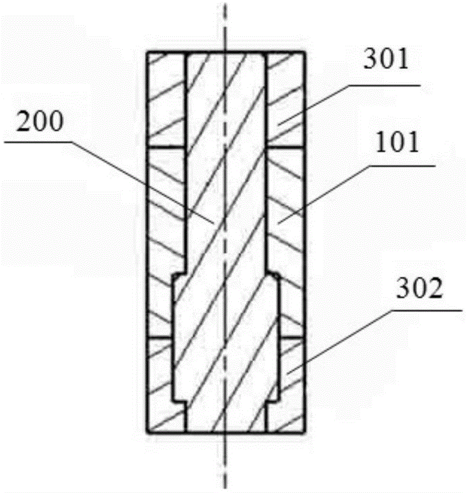 A closed pipe clamp that can be turned over freely for automobile inner wiring harness