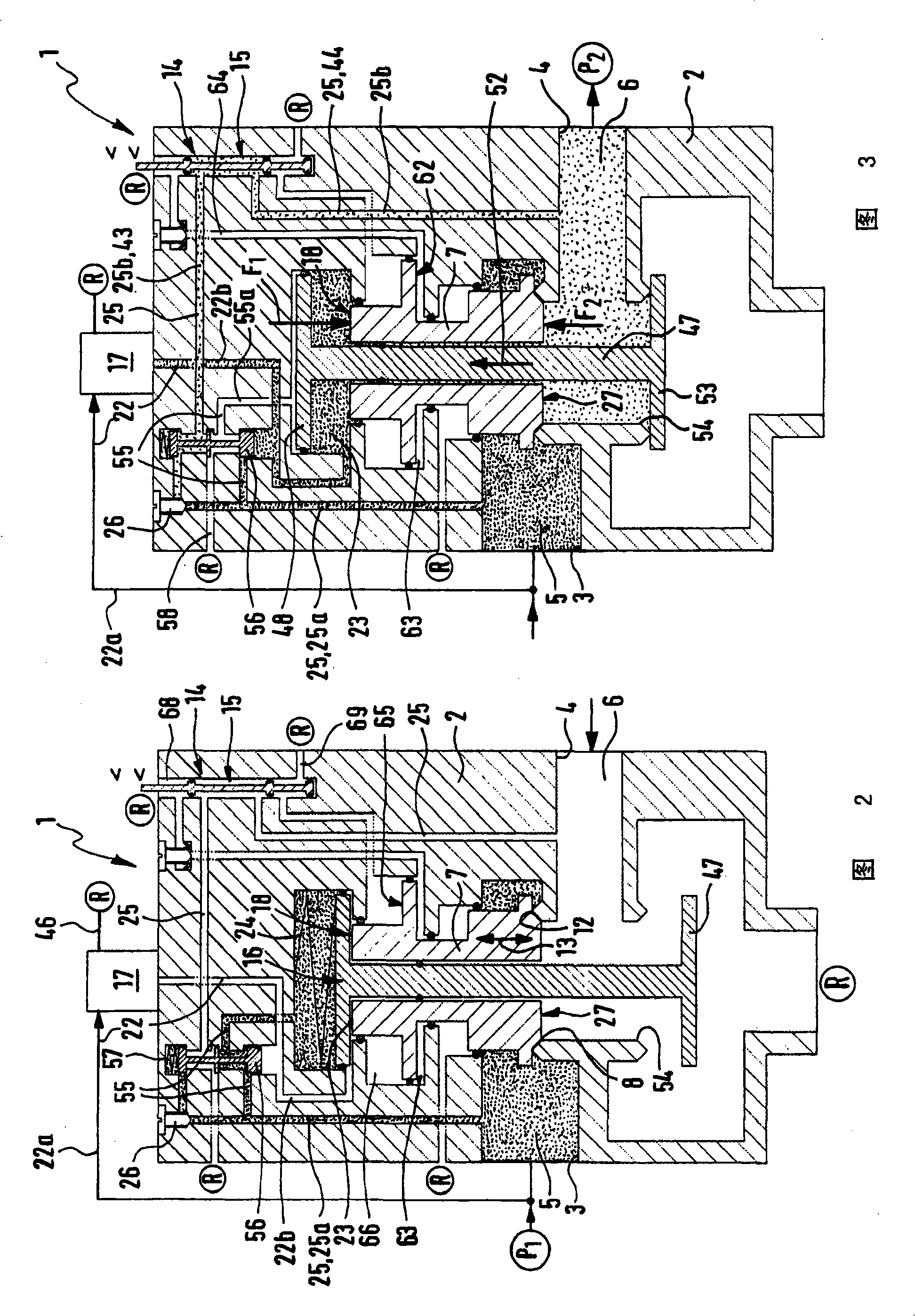 Softstart valve means