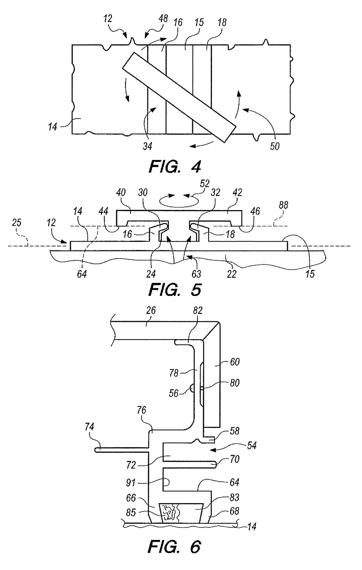 Device for fixing adjacent panels to a surface