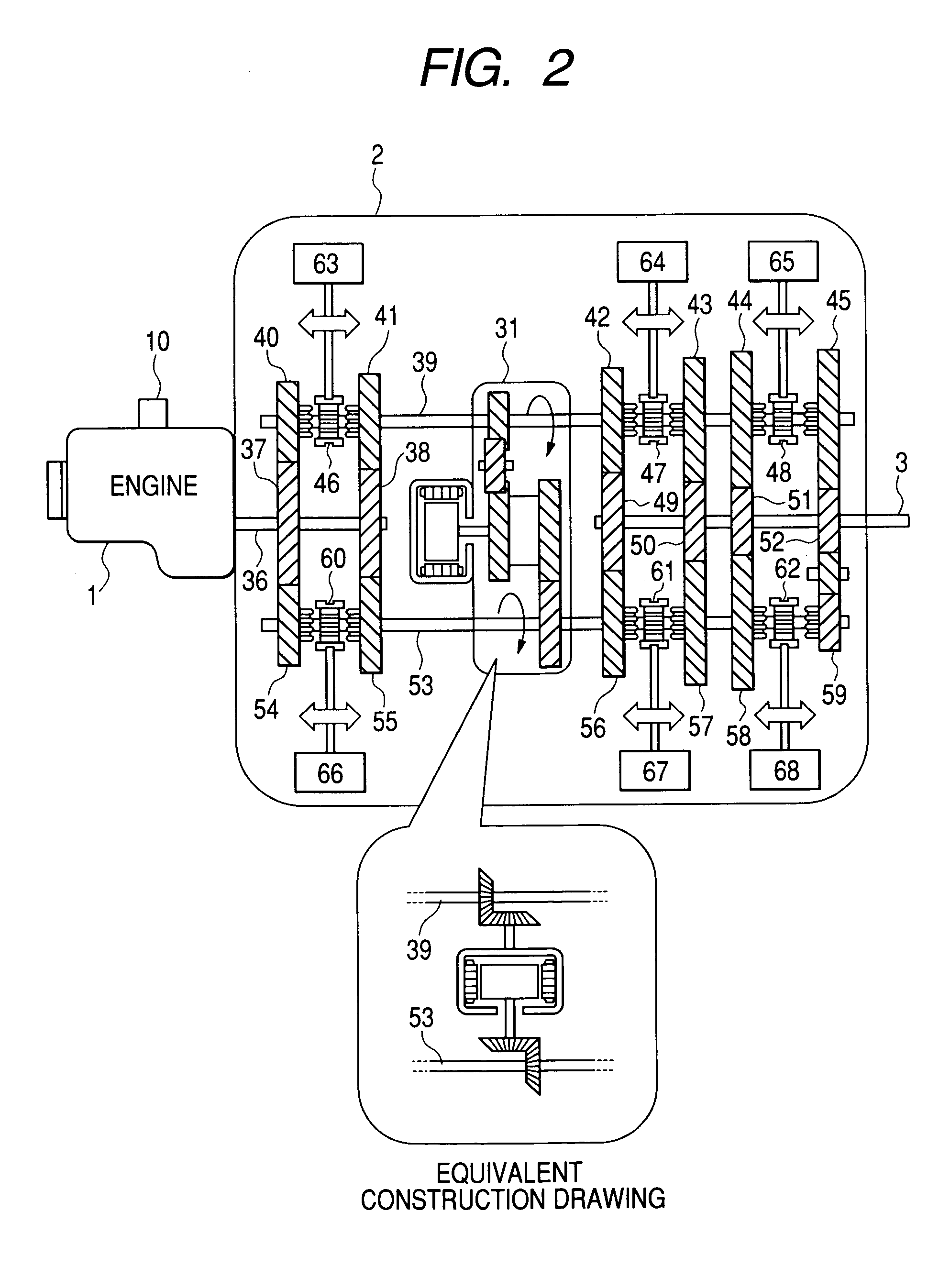 Active shift transmission, transmission control unit and automobile