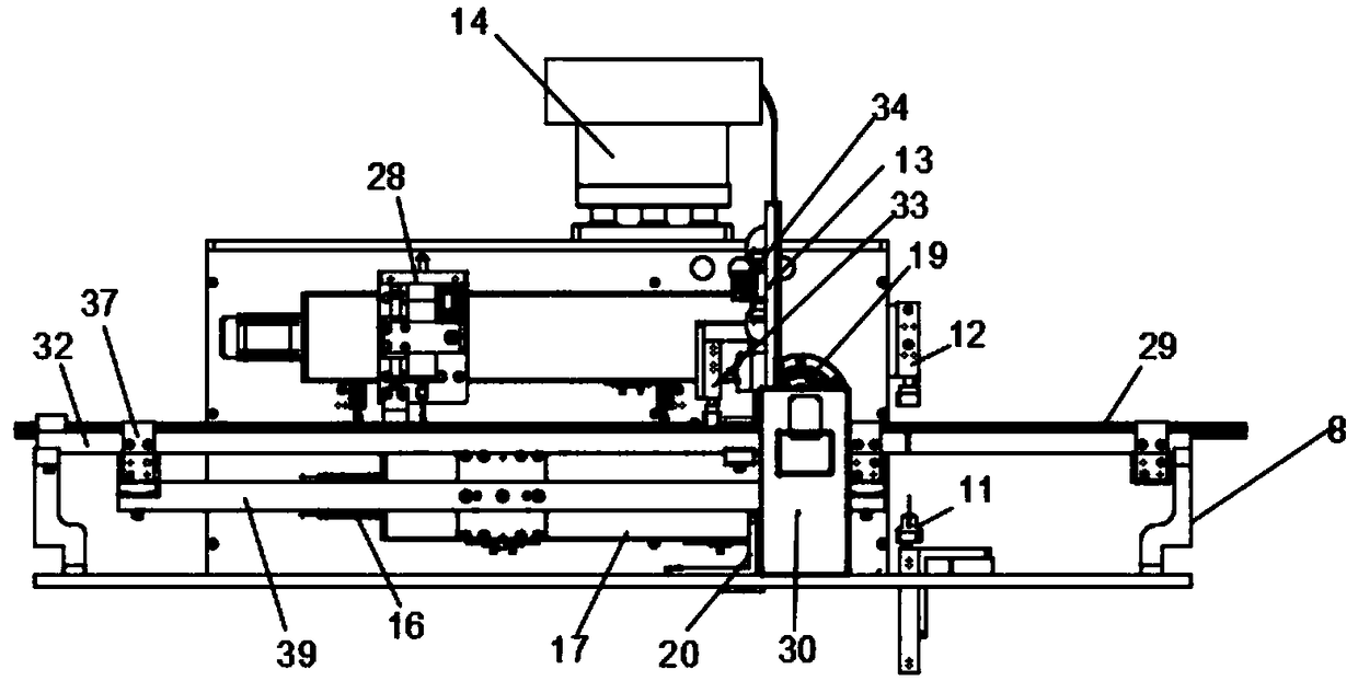 Automatic punching and buckling and cutting integrated machine