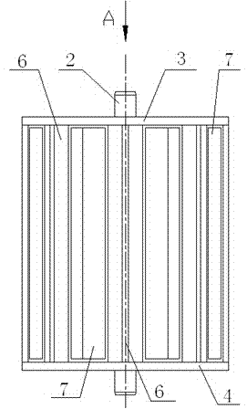 Rotating-disk-type book storing cart