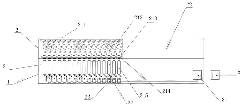 Intelligent digital sleep detection mattress and use method thereof