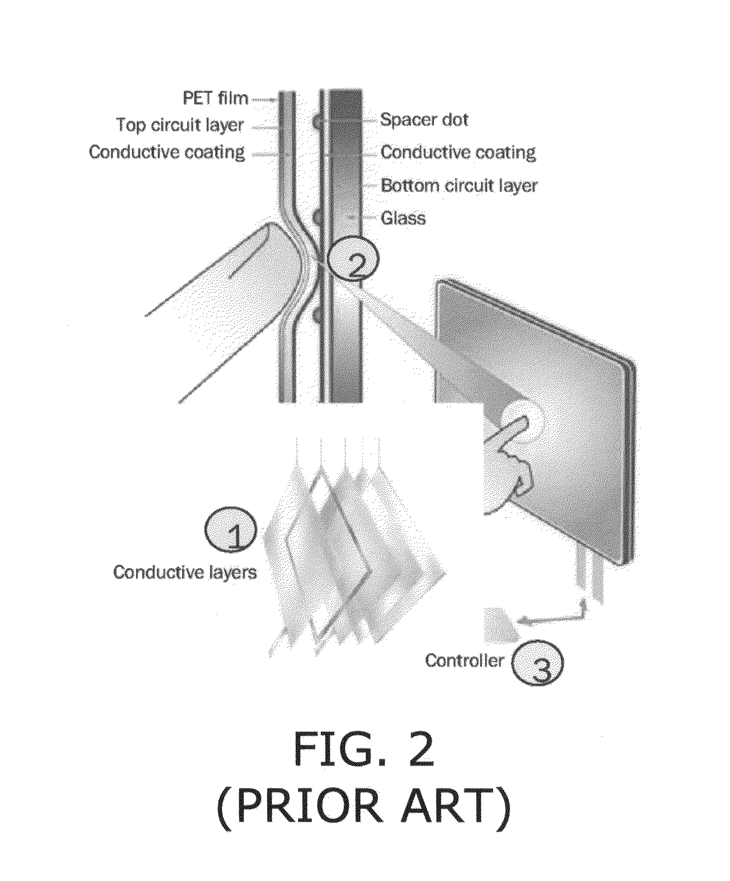 Optical touch screen systems using reflected light