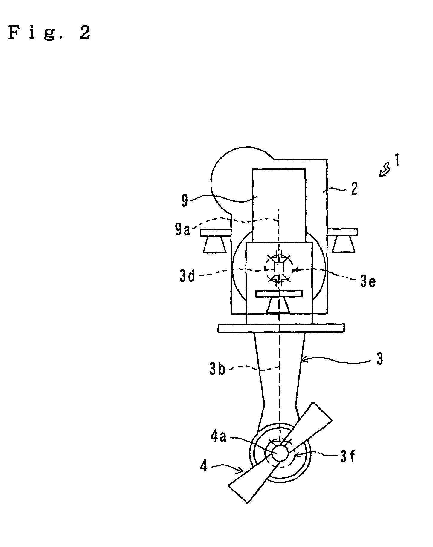 Power generating and propelling system of vessel